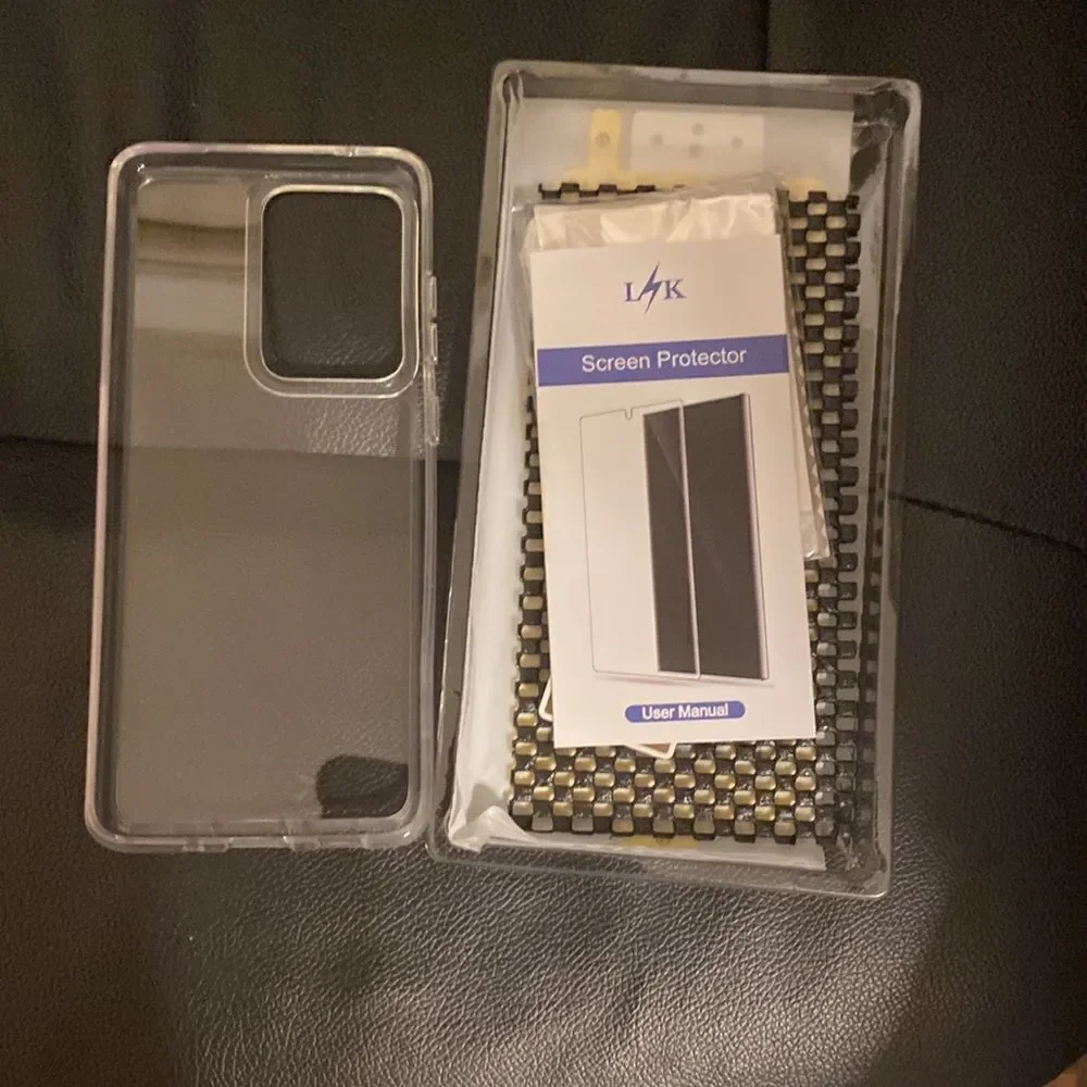 Screen protector and case Galaxy s20 ultra new